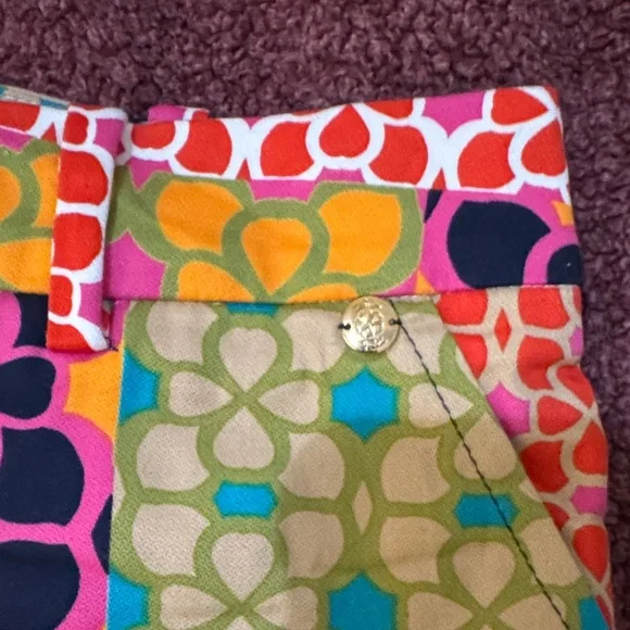 Trina Turk Colorful Geometric Patterned Garment - Picture 6 of 7